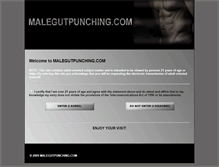 Tablet Screenshot of malegutpunching.net